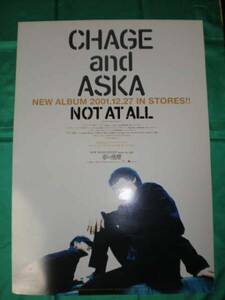 CHAGE&ASKA チャゲ アスカ NOT AT ALL B2サイズポスター