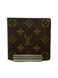 LOUIS VUITTON◆ポルト・フォイユ・マルコ_モノグラム・キャンバス_BRW/PVC/BRW/総柄/レディース