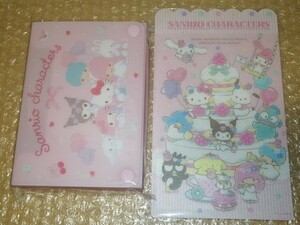 サンリオプラス マルチケース ＆ ミニ下敷き 未使用 非売品 Sanrio＋ 小物入れ キティ クロミ シナモンロール ポムポムプリン キキララ