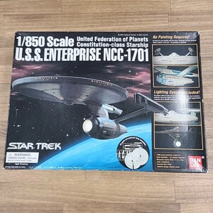 【K1】バンダイ 1/850 スタートレック U.S.S.エンタープライズ NCC-1701 U.S.S. ENTERPRISE STAR TREK BANDAI プラモデル