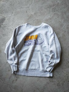 80s【美品/トリコタグ】USA製 Champion リバースウィーブ クルーネック スウェット size-L グレー チャンピオン 単タグ 90s VINTAGE 米国製