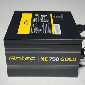 ANTEC NeoECO GOLD NE750G 750W 80PLUS GOLD認証 ATX電源ユニット セミプラグイン 動作確認済み PCパーツ