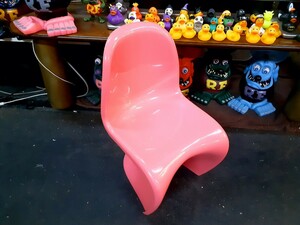 アメリカン雑貨キッズスタイルリプロパントンチェアピンク子供椅子スツール