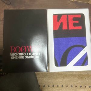 【未使用・箱付き】BOOWY GIGS BEAT EMOTION ボウイ　ロックンロール・サーカス　バスタオル　ギグス　ビート　エモーション