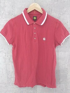 ◇ Pretty Green プリティーグリーン 半袖 ポロシャツ 2 レッド ホワイト レディース