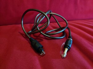 【SONY】OPTICAL CONNECTING CABLE ソニー 光デジタルケーブル オプティカル ケーブル 広角型 ミニプラグ 1m 接続 コード POC-