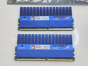 ★ R60409　未使用　？　KINGSTON HYPER DDR2　メモリー　 KHX8500D2T1K2/4G　2GB　2点セット ★