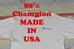 チャンピオン 80’ｓ Ｔシャツ 12831c USA製 綿100％ ビンテージ
