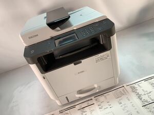 ★動作確認済み RICOH リコー SP 3700SF モノクロレザープリンター 複合機 印刷枚数10268枚 おまけトナー付き FAX 中古品 A4 管理G442