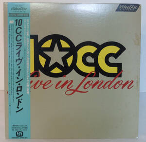 90831S 帯付LD★10CC LIVE IN LONDON★VAL-3018