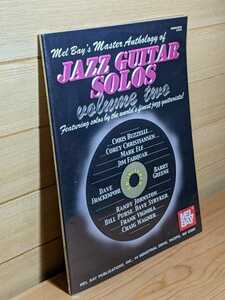 CD付き jazz guitar ジャズギター Master Anthology of Jazz Guitar Solos Volume 2 MASTER ANTHOLOGY Mel Bay Publications Inc タブ譜