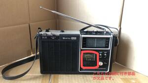 NATIONAL.PANASONIC/World.GXOワールドボイ.RF-848.受信機レシーバー短波.FM/MW/SW.3バンドラジオ、ジャク品.説明欄にご覧ください