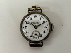 T◆RADINAL◆腕時計 GOLD FILLED 18K 30MCR CHRONOMETER 手巻き 機械式 スモセコ アンティーク 当時物