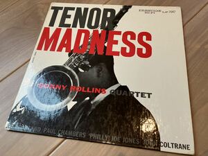 【オリジナル 高音圧!】SONNY ROLLINS QUARTET TENOR MADNESS RVG 深溝 FLAT AB NYC 大名盤 MONO ソニー・ロリンズ DG