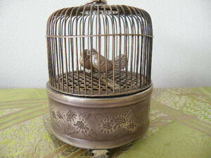 純銀 香炉 鳩 鳥かご 鳥篭 篭 籠 