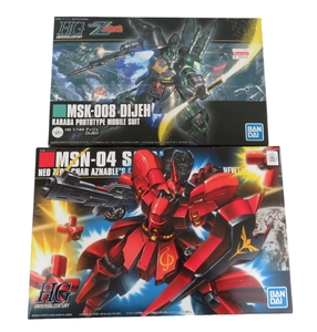 未組立 まとめ 2点 プラモデル 機動戦士Zガンダム ディジェ MSK-008 HG 1/144 サザビー MSN-04 説明書・外箱付き 0422-005