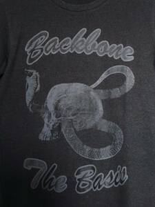 バックボーン BACKBONE ビンテージ加工 スカルTシャツ ブラックM クローズ ワースト 北原 Blacktop Motorcycle 美品