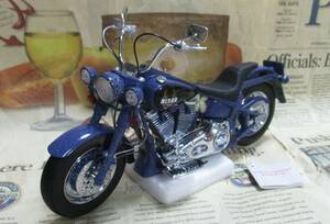 ★激レア絶版*フランクリンミント*ハーレー*1/10*1990 Harley-Davidson Blues Missle Fat Boy