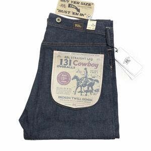 レア 新品・未使用 RRL 限定 リミテッド Limited 131 Cowboy デニム W30 LEE リー カウボーイ ジェームズ・ディーン ウエスターナー RIDERS