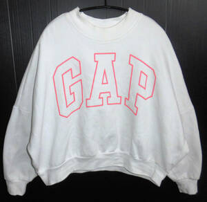 Я GAP ギャップ 20AW モックネック ワイドシルエット クルーネック スウェット L