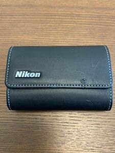 Nikon ニコン コンパクトカメラケース ブラック レザー 革 純正 送料無料 黒