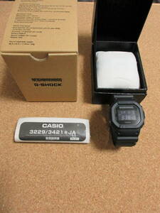 【希少・美品】NEIGHBORHOOD ネイバーフッド／CASIO カシオ G-shock Gショック DW-5600VT／コラボ 腕時計／黒文字盤 ブラック 反転液晶