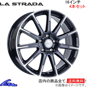 ラ・ストラーダ ティラード イオタ 4本セット ホイール スイフトスポーツ C33S LOT665K48BP LA STRADA TIRADO IOTA アルミホイール 1台分