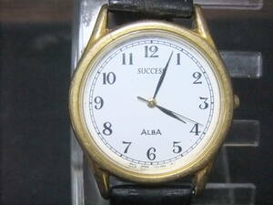 SEIKO ALBA　SUCCES　V722-6A70　メンズクオーツ稼働品　難あり　ジャンク品　2301209-03