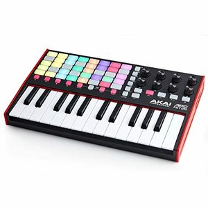 Akai Professional(アカイプロ) USB MIDIキーボード コントローラー 25鍵 40 RGBパッドと8ロータリーノブ付き