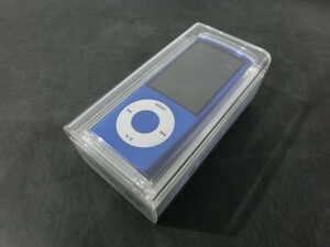 T【E4-70】【60サイズ】▲未開封/Apple iPod nano 第5世代 8GB ブルー A1320 MC037J/A