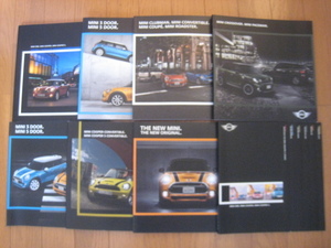 【カタログまとめて】BMW MINI『 ミニクーパー/クラブマン/クロスオーバー/MINI CONVERTIBLE/MINI ROADSTER/PACEMAN 』2000年代