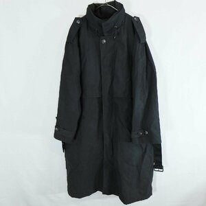 LONDON FOG ステンカラーコート フォーマル 通勤 通学 スーツ ウィンターウェア 黒 ( メンズ 42-S ) 中古 古着 M6410 1円スタート