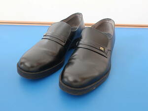 エンゼル 紳士靴スリッポン 黒 27cmEEE通勤ビジネス用シューズ安全靴