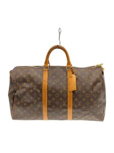 LOUIS VUITTON◆キーポル50_モノグラム・キャンバス_BRW/PVC/BRW