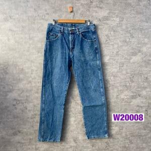 Wrangler ラングラー デニムジーンズパンツ ライトブルー ジップフライ 33×30 実寸W33in 965T1DS USA 海外輸入 古着 W20008