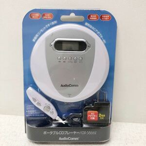 0511I AudioComm ポータブルCDプレーヤー CDP-3866Z 2018年製 オーディオ機器 OHM ポータブルプレーヤー 