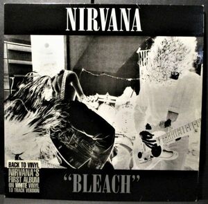 レア盤-Indies_Alternative-UK盤-白マーブル盤★Nirvana - Bleach[LP, 
