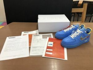 希少! 【未使用展示品 本物保証】 NIKE ナイキ×OFF-WHITE オフホワイト AIR FORCE 1 LOW MCA CI1173-400 スニーカー【27.5cm】 納品書付