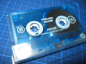 使用済み 中古　 カセットテープ　日立Maxell　color　club　Type1　ノーマル　60分 1本 爪あり　No.900236