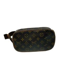 LOUIS VUITTON◆ポシェット・ガンジュ_モノグラム・キャンバス_M51870/BRW/PVC/BRW