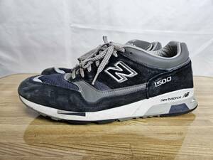 NEW BALANCE/ニューバランス/スニーカー/US9.5/27.5/M1500PNV/英国製/England/ネイビー/スエード