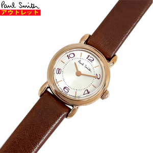 ポールスミス 新品 アウトレット 腕時計 BF6-167-90 レディース ブラウン ゴールド金具 レザーベルト クォーツ 日本製 送料無料