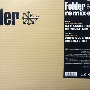 i 12インチ FOLDER NOW AND FOREVER PARACHUTER-REMIXES LP レコード 5点以上落札で送料無料