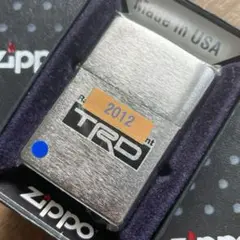 【未使用品】zippo 2012年vintage レギュラー TRDシール貼り