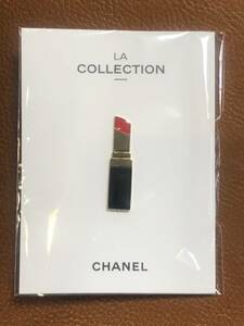 即決!ノベルティ/非売品◆CHANEL/シャネル◆リップスティック ピンバッジ◆口紅