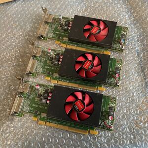 （D-78））AMD RADEON 109-C55357-00 ロープロファイル3枚セット