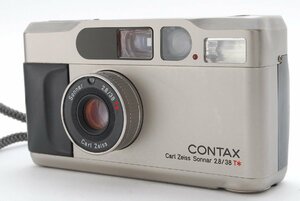 CONTAX T2 Carl Zeiss Sonnar 38mm F2.8 T* コンタックス カールツァイス ゾナー フィルムカメラ (Y379)