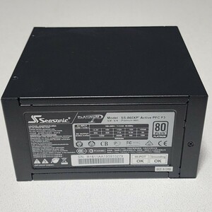 Seasonic PLATINUM SS-860XP2(Platinum-860) 860W 80PLUS PLATINUM認証 ATX電源ユニット フルプラグイン 動作確認済み PCパーツ 850W (1)