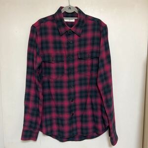 SAINT LAURENT PARIS サンローランパリ 長袖 オンブレ チェック シャツ size XS エディスリマン ケリングジャパン 国内正規品