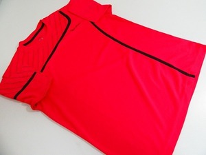 f5073n 美品★パラディーゾ PARADISO 速乾半袖Tシャツ M 蛍光ピンク系